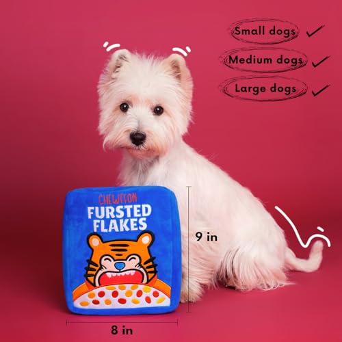 CHEWFFON Dog Snuffle Toy, Nose Work Enrichment Puzzle for Dogs - style: Fursted Flakes