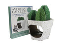 American Cat Club Cat House with Scratcher & Catnip included - Cactus Den - style: Cactus Tree