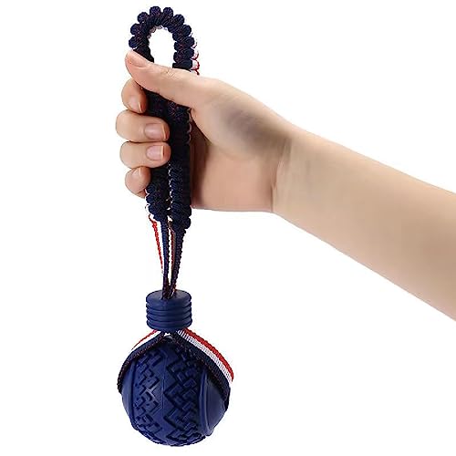 Dog Ball with Rope Toy,Ball on Rope Dog Chew Toys