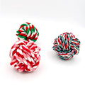 YESWOOD! Rope Balls for Dogs Small Breed,3-Pack Pink Cute Dog Teething Toy