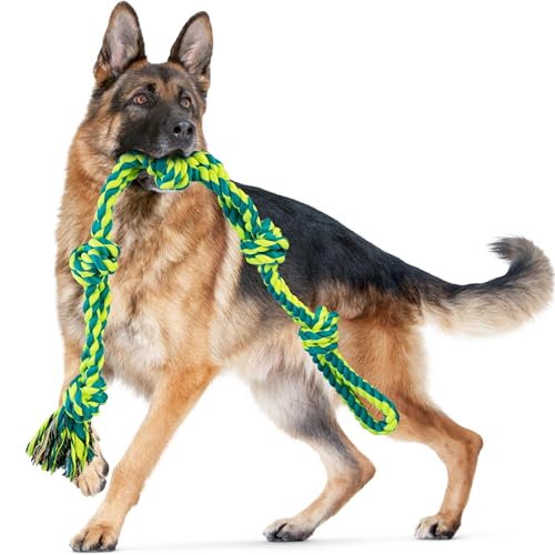 SHARLOVY Dog Toys for Large Dogs and Aggressive Chewers - color: 1 Pack, size: Large