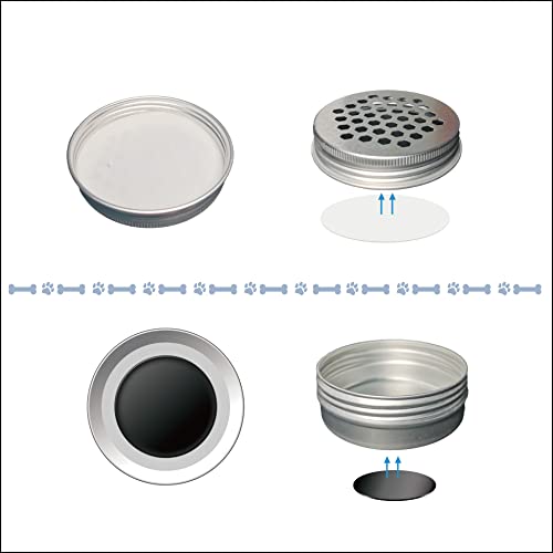 Nose Work for Dogs, Dog Scent Training Kit Magnetic Scent Work Tins Training Kits, Dogs Smell Training Kit Aluminum Cans with Lids, Dog Nose Work Containers (18 Pack)