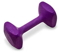 J&J Dog Supplies Obedience Retrieving Dumbbell with 3" Ends, 3 1/2" Wide Bit and 15/16" Diameter Bit, Purple, Large - color: Purple, size: Large