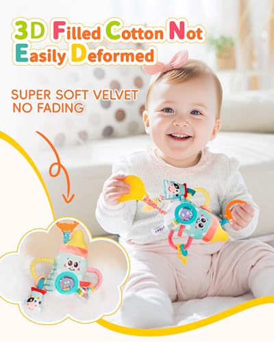Jollybaby Pull Down CarSeat Stroller Hanging Toy for 0-12 Month Baby Bottle - style: Baby Bottle
