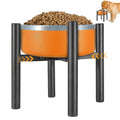 PROERR Lifted Dog Bowl Stand - Without Bowls, Single Raise Pet Food Table Adjustable Wide 6-10", Tall 8 10 12" - Bowl Stand Size Optional, Dog Bowls Holder Elevated for Small Medium Large Dogs Breed - size: Small-HIGH-8IN
