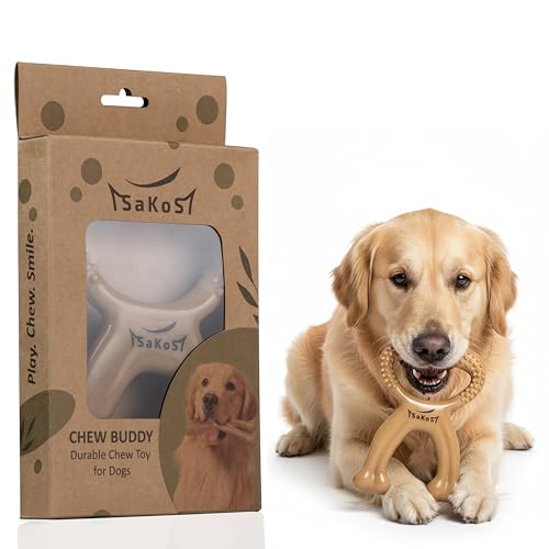Chew Buddy Natural Rubber Dog Chew Toy for Medium & Large Dog
