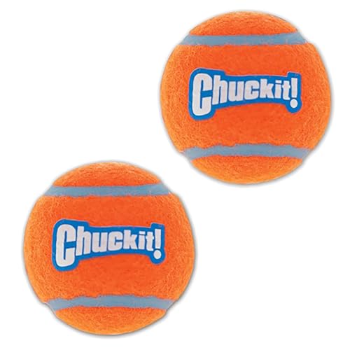 Chuckit! Dog Tennis Ball Dog Toy, Large (3 Inch Diameter) for Dogs 60-100 lbs 2 Count (Pack of 12) - size: Large - 2 Count ( Pack of 12)