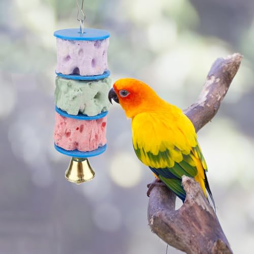 Wontee Bird Calcium Chew Grinding Treats Toy for Parakeet, 1 Pack - size: C (1 Pack)