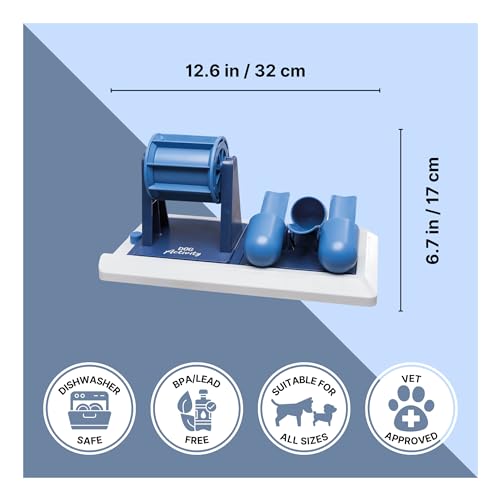 TRIXIE Vario Poker Box 2 Dog Activity Interactive Toy, Level 2 Food Puzzle Game, Brain Teasing Treat Dispenser, IQ and Mental Development Toy for Smart Dogs, Enrichment Toy for Boredom Busting - color: PB Vario 2, size: Level 2