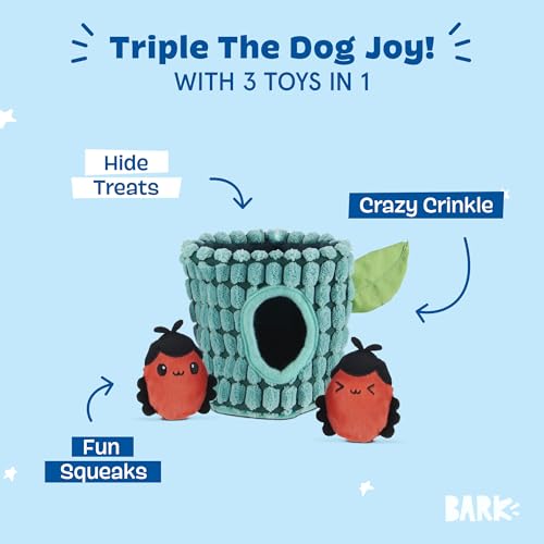 BarkBox Bao & BAB 3-in-1 Interactive Plush Dog Toy - color: Bao & Bab-X-small