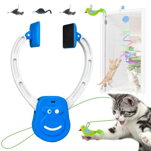 Door Frame Cat Toy for Indoor Cats, Automatic Hanging Toy