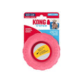 KONG Puppy Tires, Natural Rubber Teething Toy, Medium/Large Puppies, Pink - color: Pink, size: Medium/Large