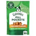 Greenies Pill Pockets Small Dog Treats, Chicken Flavor, 3.2 oz - size: 30 Count (Pack of 1)