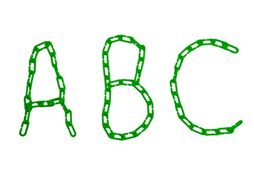 200Pcs Green C-Clips Plastic Chain Links for Birds & Small Pets - color: Green, size: 200Pcs