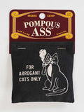Blue Q Catnip - Cute Cat Toys for Biting with Funny Graphics - Pompous. - color: Pompous Ass