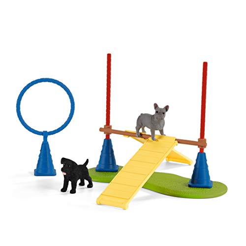 Schleich Farm World - 20Pc Puppy Agility Training Playset - Kids 3+ | 42536 - style: Current Box Style