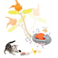 Interactive Cats Toys Ball, Newly IMAGINABLE Agile Mice Moving Ball, Mice&Bird Voice Attract, Elastic Mesh Tail, Automatic Kitten Toys, 2 Replacement Feather, for Bored Adult Indoor Cats