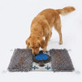 Muddy Mat® Double Chenille & Fleece Snuffle Mat for Dogs – 19x30 Interactive Snuffle Mat for Dogs Large Breed – Slow Feeding Mat for Training, Foraging & Stress Relief