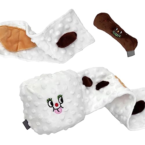 Dog Snuffle Nosework Toy - Toilet Paper Dog Plushie Interactive Puzzle Toy - Treat Hide and Seek for Fun Cute Appearance Dog Chew Toys