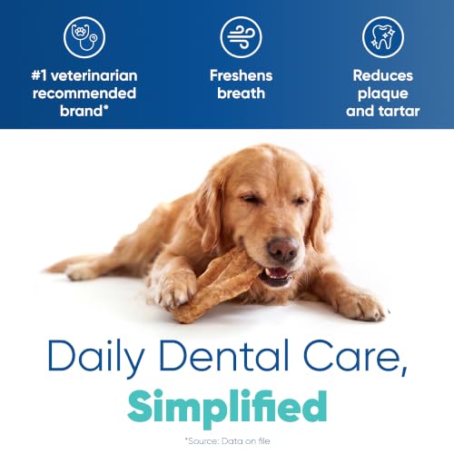 Virbac C.E.T. Enzymatic Oral Hygiene Chews for Dogs, Tartar Control, Small - size: Small 11-25lbs
