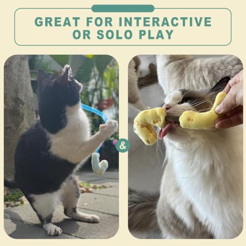 7 Pcs Interactive Catnip Toys & Silvervine Chew Sticks for Cats/kitten - color: 7 Packs