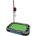 Pets First Cat Ball Track Toy Los Angeles RAMS Football Field CAT Scratcher Toy with Catnip Filled Plush Football Toy&Feather Cat Toy Hanging, Jingle Bell Interactive Ball Cat Chasing 5-in-1 Kitty Toy - color: Los Angeles Rams, size: One Size