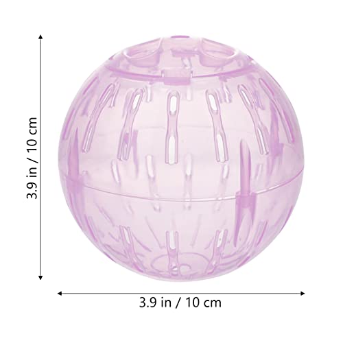 2pcs Small Pet Running Ball Hamster Ball Hamster 10 Inch Guinea Pig Exercise Small Animal Running Guinea Toys Exercise Speedboat Mute - size: 2pcs