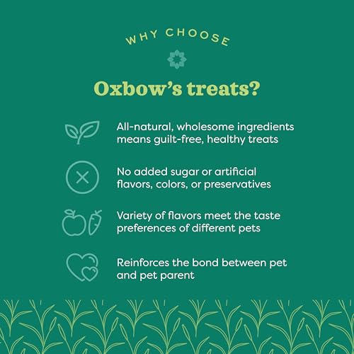 Oxbow Simple Rewards Rabbit Treats & Guinea Pig Treats, Strawberry, 0.5 oz - size: 0.5 Ounce (Pack of 1)