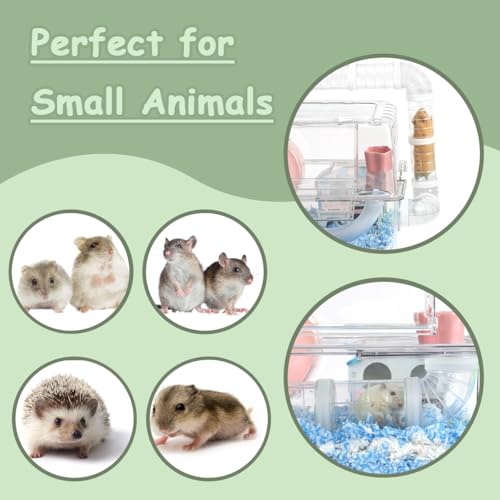 2 Hamster Tubes Kits, DIY Hamster Tunnel Adventure External Pipe - color: White