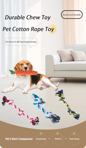 Teething Toys for Large, Medium, and Small Dogs – 9-Piece Set