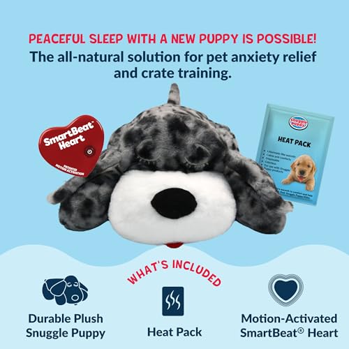 Snuggle Puppy Heartbeat Toy (Large), Breed Buddies Great Dane - color: Large Breed Great Dane