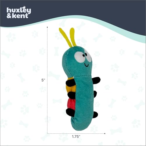 Huxley & Kent Plush Cat Toy - Interactive Catnip Toy for Cats & Kittens - Soft with Crinkle & Catnip - Fun Indoor Play - Caterpillar - style: Caterpillar
