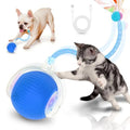 Cat Toys for Indoor Cats Smart Automatic Ball Moving Chase Dogs Toy, Blue - color: B2-Blue Dragonfly