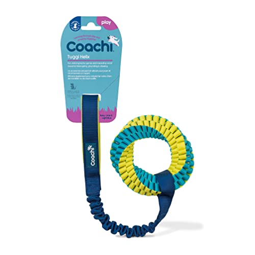 Coachi Tuggi Helix - Interactive Dog Toy for Tug of War & Play - style: Tuggi Helix