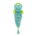 Outward Hound Ropiez Rope Interactive Dog Tug Toy for Tugging Squeaky Fun, 21 Inch Dragon, Blue, Medium - color: Ropiez Dragon