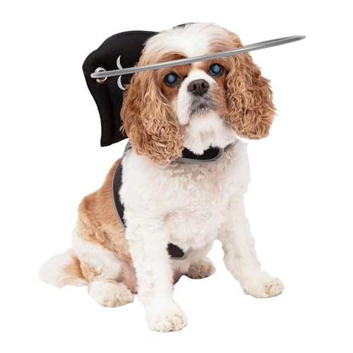 Muffin’s Halo® Original Blind Dog Halo, Harness Bumper Collar, Black Size 4 - color: Black, size: 4