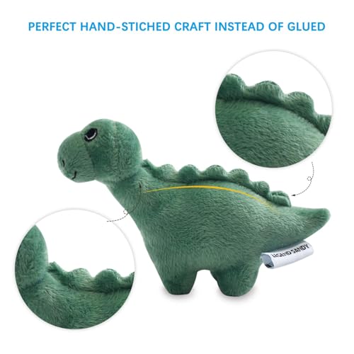 Squeaky Plush Dog Toy 6 Pack for Puppy, Small Stuffed Puppy Chew Dog Toys - color: 6 Pack Mixed Animals