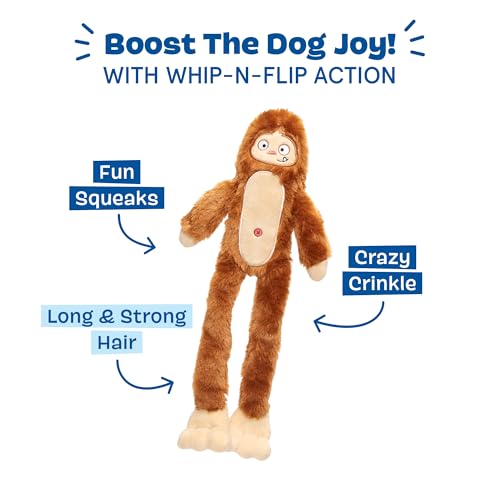 BarkBox Hairy Henderson Dog Toy - Fun for Dogs - color: Hairy Henderson