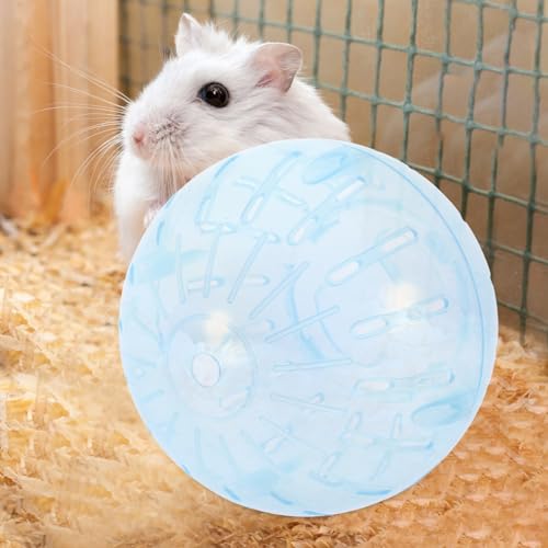 2pcs Small Pet Running Ball Hamster Ball Hamster 10 Inch Guinea Pig Exercise Small Animal Running Guinea Toys Exercise Speedboat Mute - size: 2pcs