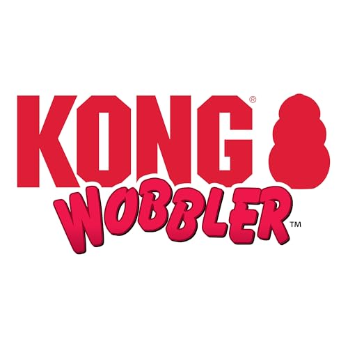 KONG Wobbler, Interactive Treat-Dispensing Dog Toy, for Medium/Large Dogs - size: Large (Pack of 1)