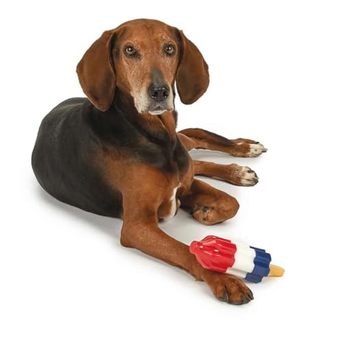 PUREPET Rocket POP Freezable Water Toys for Dogs Keep Your Pup Cool on Hot Humid Days (7.25 inch Large Rocket POP) - size: 7.25 inch Large Rocket POP