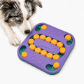 Cat Puzzle Toy, Treat Dispenser & Slow Feeder for Cat and Dog (purple) - color: purple