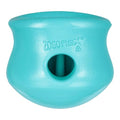 WEST PAW Zogoflex Toppl Interactive Treat Dispensing Puzzle Dog Toy for Mental Stimulation & Enrichment-Holds Kibble & Treats-Lickable, Freezable & Dishwasher Safe-Made in USA-Large-Teal - color: Teal, size: Large