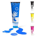 Baby Hand and Footprint Paint with Sponge Head, 2.54 fl oz, Non-Toxic & Acid-Free, Washable Baby Safe Paint for Newborn Keepsakes, Dog Nose & Paw Prints, Ideal New Mom Gift - Blue - color: Blue