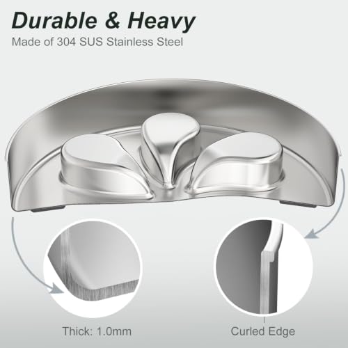 Feedoo Slow Feeder Dog Bowl 3.5-Cup, Food-Grade 304 Stainless Steel, 1-Pack - color: Flower-1Pack