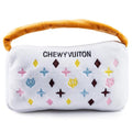 Haute Diggity Dog Chewy Vuiton Handbag Plush Dog Toy, Designer Parody Toy - color: White Purse, size: X-Large