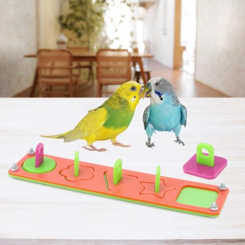 Hypeety Bird Intelligence Training Toys Parrot Learning Block Puzzles - color: Puzzle Toy B