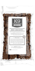 K9 Connoisseur Beef Lung Dog Treats - USA Made Single Ingredient Dog Treat - size: 8 Ounce (Pack of 1)