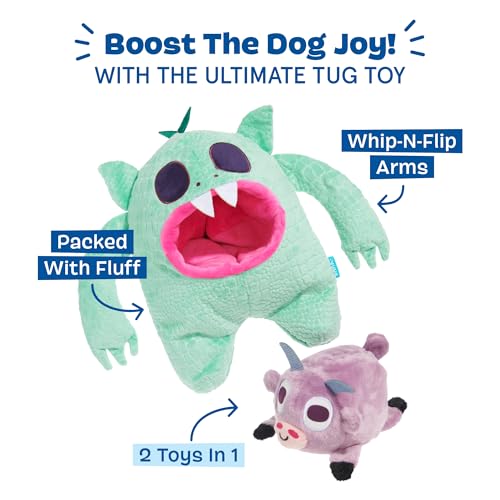 BarkBox Barbara Chupacabara Dog Toy - Multi-Part - for Medium to Large Dogs - color: Barbara Chupacabra, size: Large