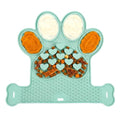 Dog Lick Mat with Suction Cups, Slow Feeder & Enrichment Mat for Dogs & Cats, Silicone Feeding Mat for Wet & Dry Food, Anxiety Relief, Mess-Free Foldable Pocket Design, Green - color: Green